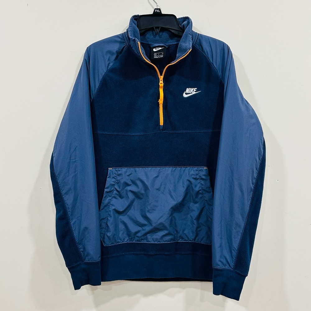 Nike Winter Polar Fleece Men’s Jacket Half Zip Size S Vintage Y2k VTG Coat